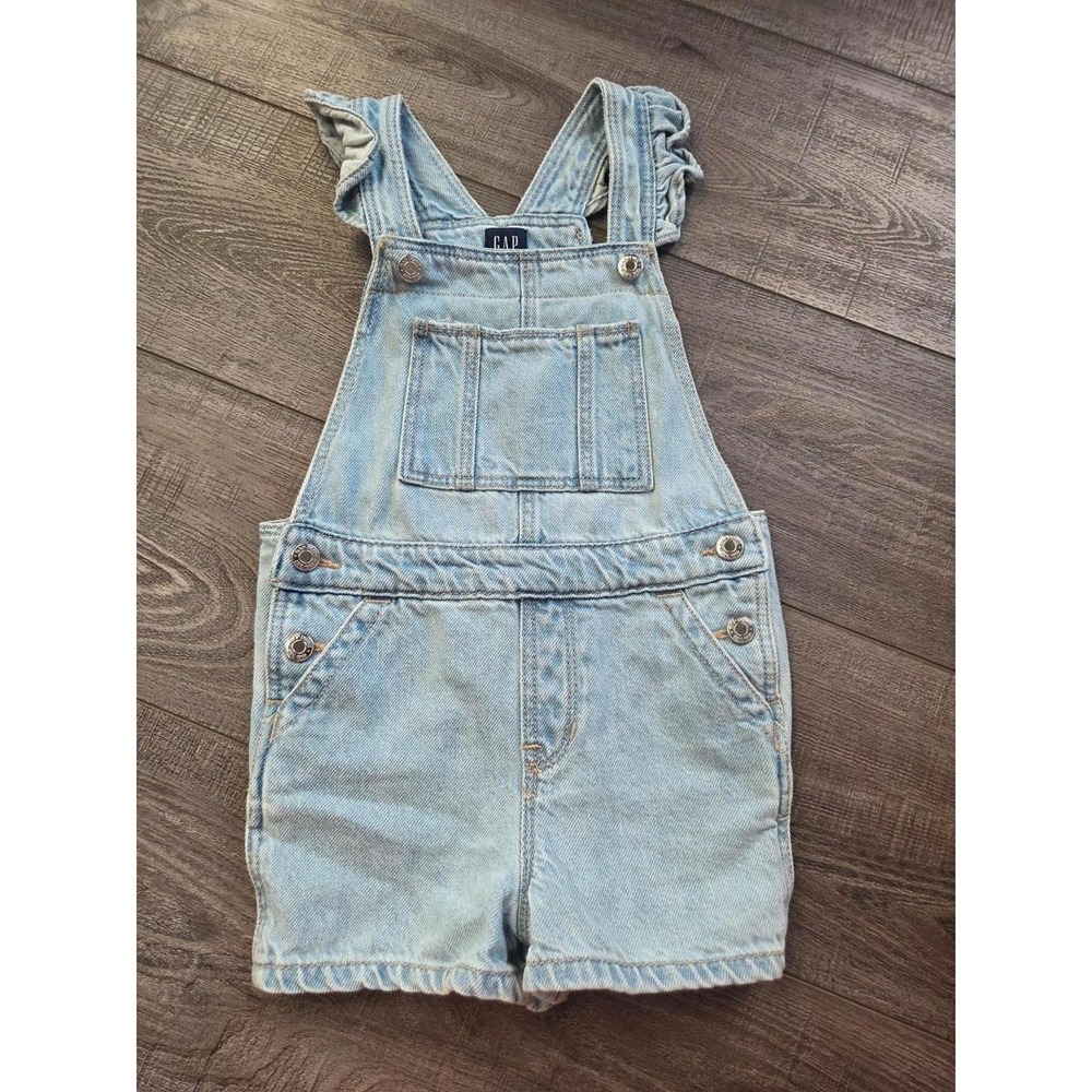 Baby gap toddler girl shortalls size 4t‎